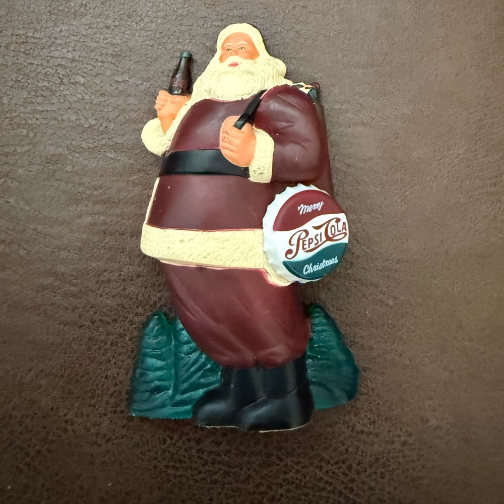 Vintage Pepsi Cola Santa Magnet